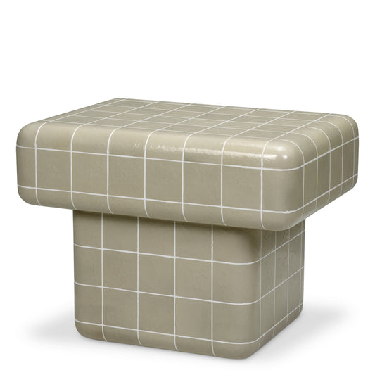 Gray Outdoor Side Table Mateo | Cabothousefurniture.com