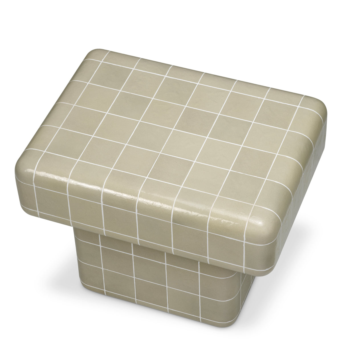 Gray Outdoor Side Table Mateo | Cabothousefurniture.com