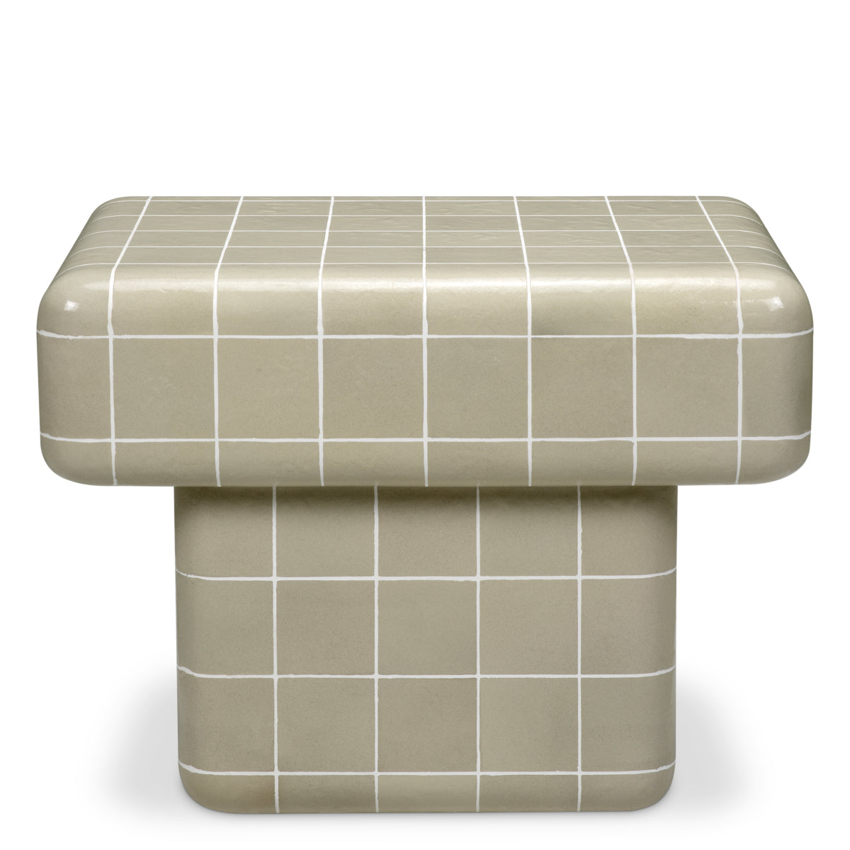 Gray Outdoor Side Table Mateo | Cabothousefurniture.com