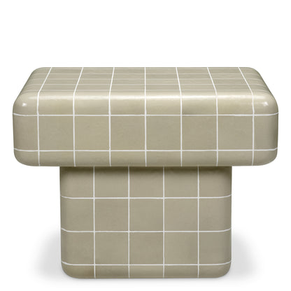 Gray Outdoor Side Table Mateo | Cabothousefurniture.com