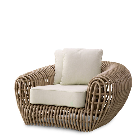 Cushioned Outdoor Lounge Chair Siderno