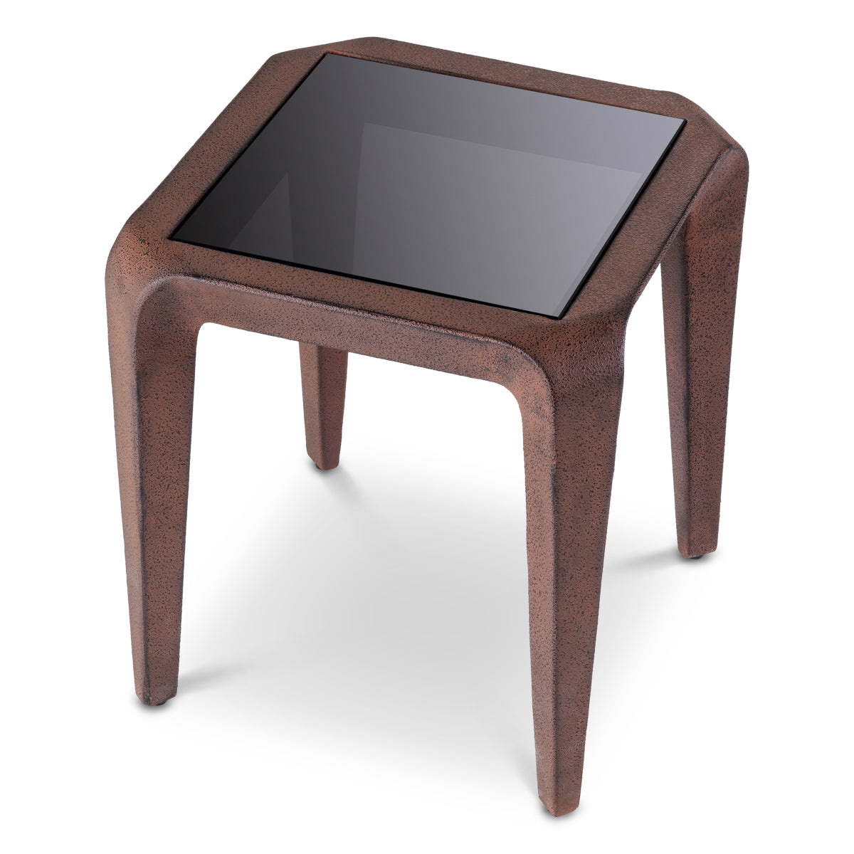Oxidized Aluminum Side Table Quentin