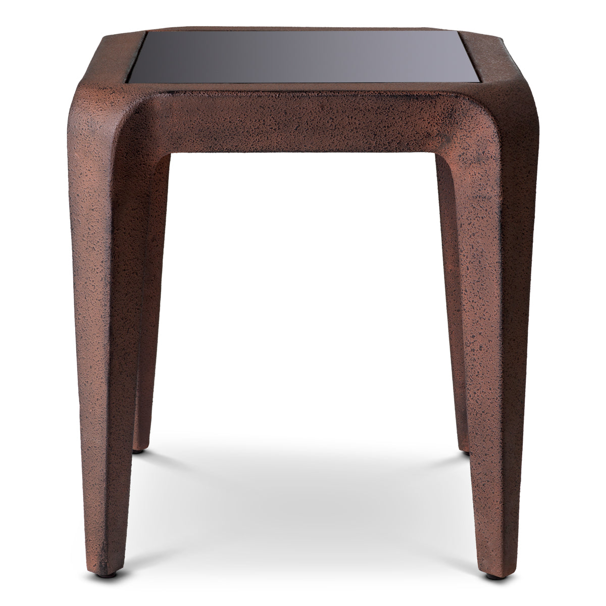 Oxidized Aluminum Side Table Quentin