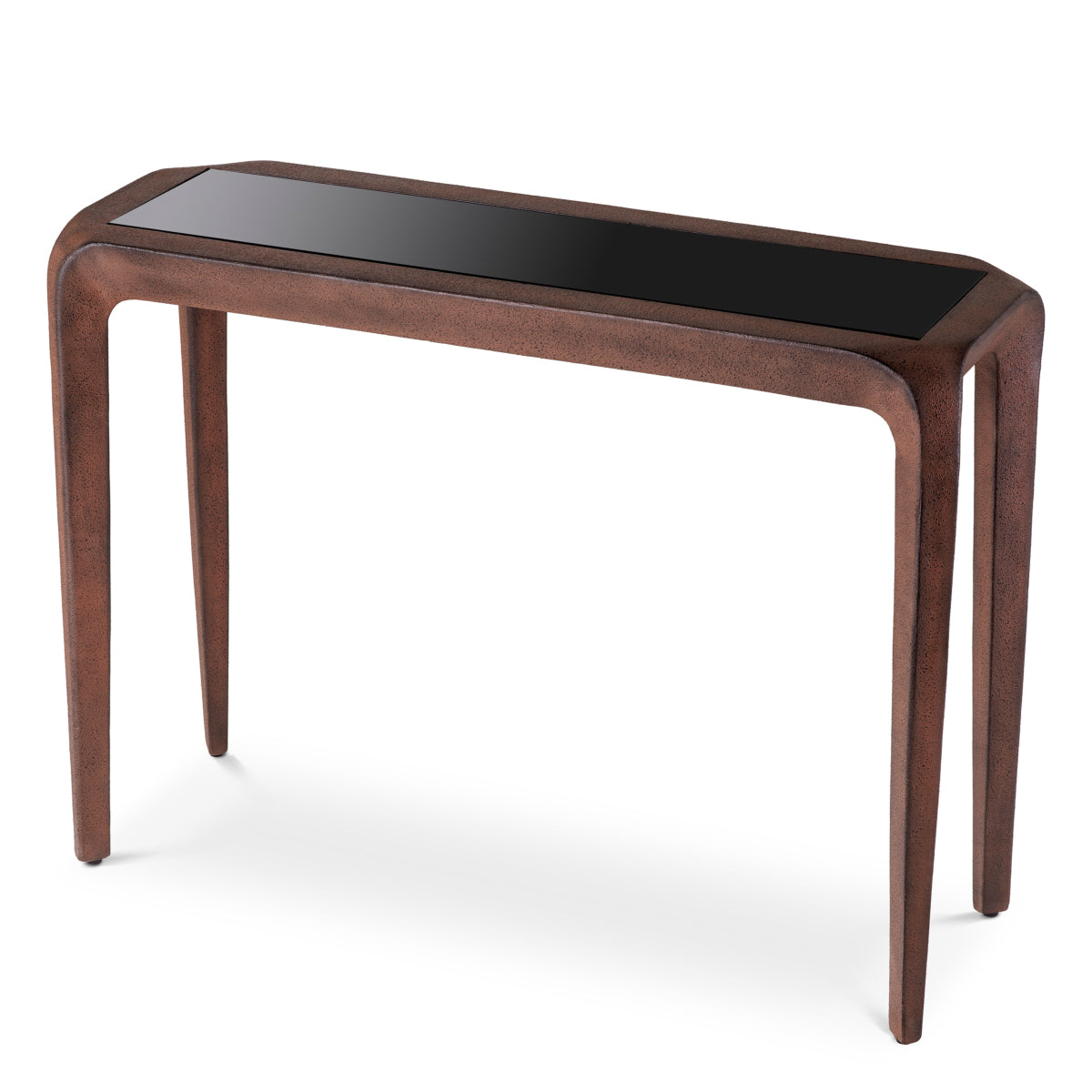 Oxidized Aluminum Console Table Quentin