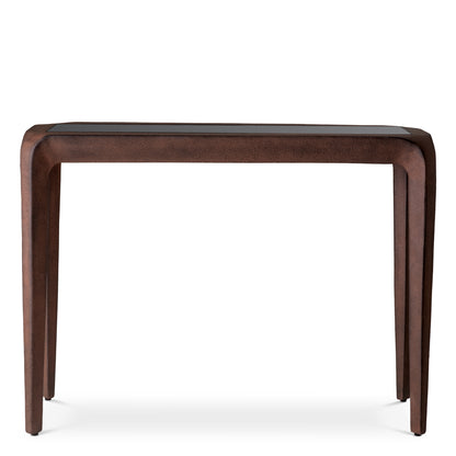 Oxidized Aluminum Console Table Quentin