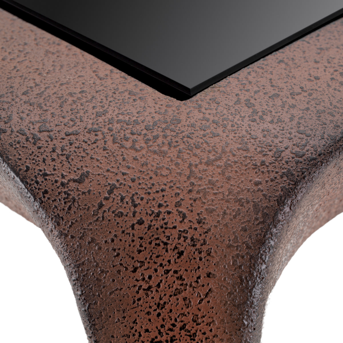 Oxidized Aluminum Console Table Quentin