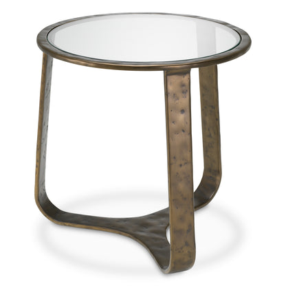 Bronze Round Side Table Cambronne