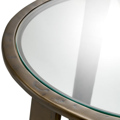 Bronze Round Side Table Cambronne
