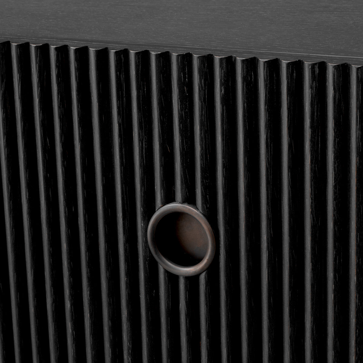 Ribbed Wood Drawer Chest Dimitrios