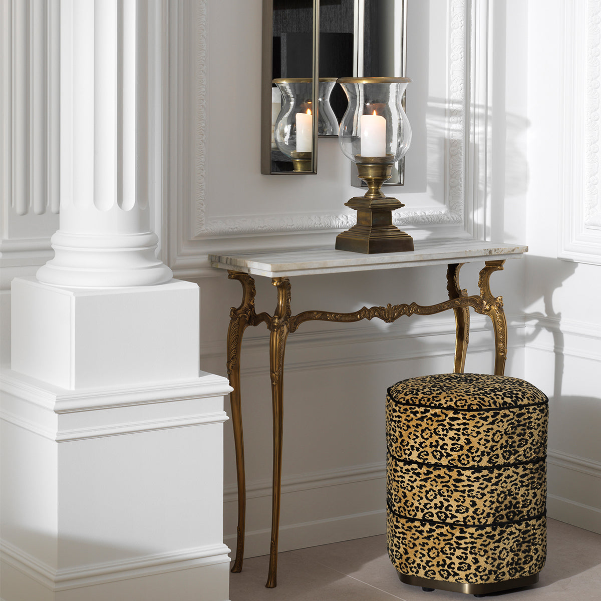 Marble Top Console Table Fabiola | Cabothousefurniture.com