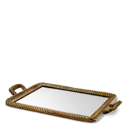 Vintage Brass Tray Montmartre | Cabothousefurniture.com