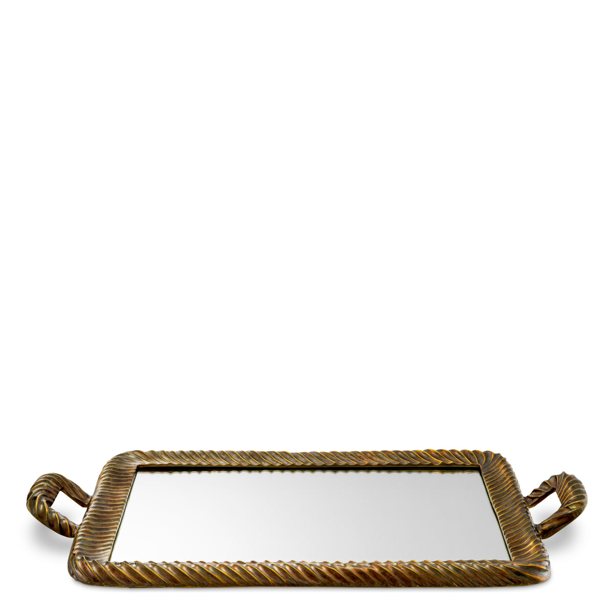 Vintage Brass Tray Montmartre | Cabothousefurniture.com