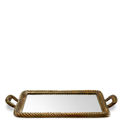 Vintage Brass Tray Montmartre | Cabothousefurniture.com