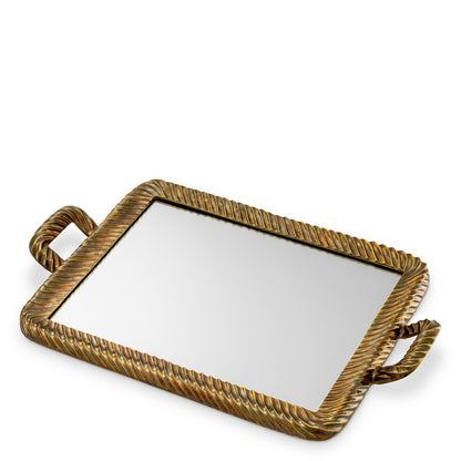 Vintage Brass Tray Montmartre | Cabothousefurniture.com