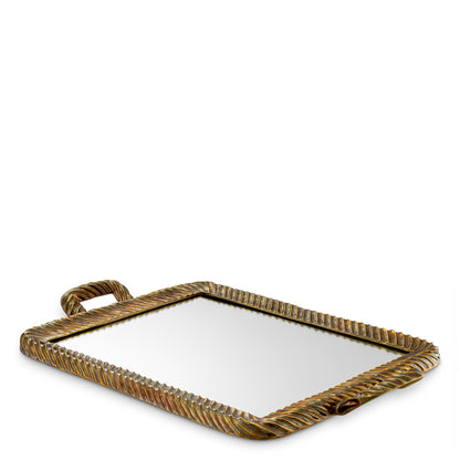 Vintage Brass Tray Montmartre | Cabothousefurniture.com