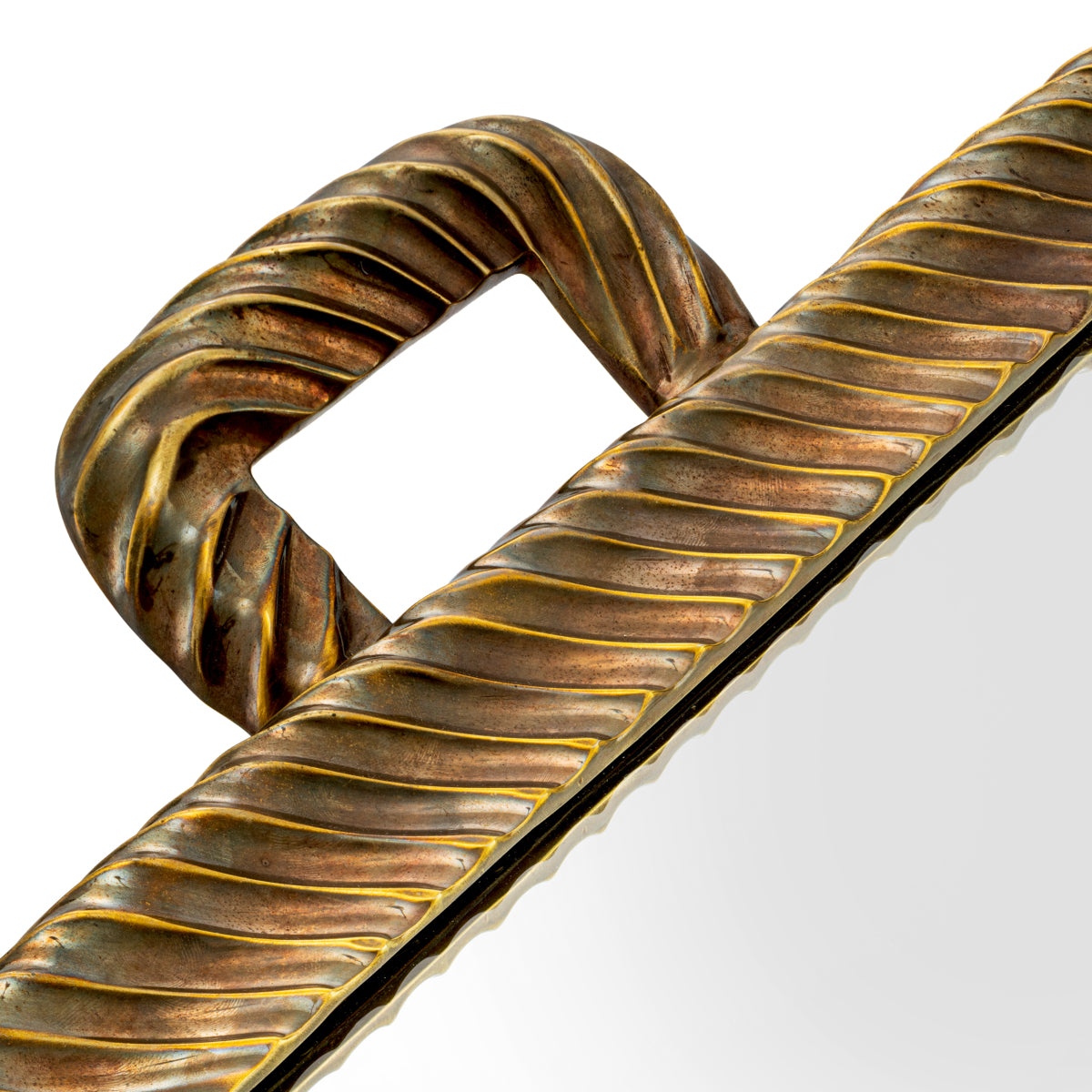 Vintage Brass Tray Montmartre | Cabothousefurniture.com