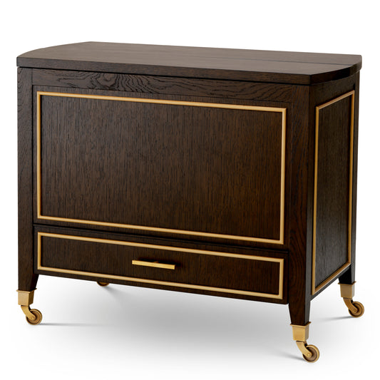 Brown Oak Trolley Galliano | Cabothousefurniture.com