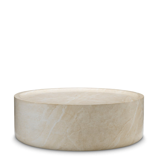 Marble Round Coffee Table Joshua | Cabothousefurniture.com
