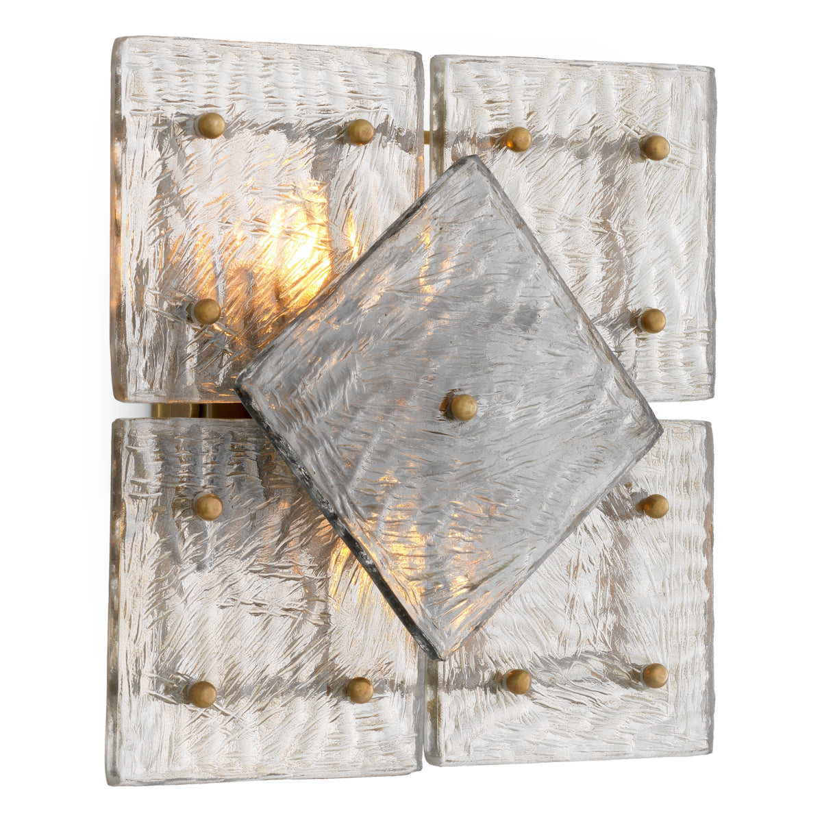 Geometric Glass Wall Lamp Hestia | Cabothousefurniture.com