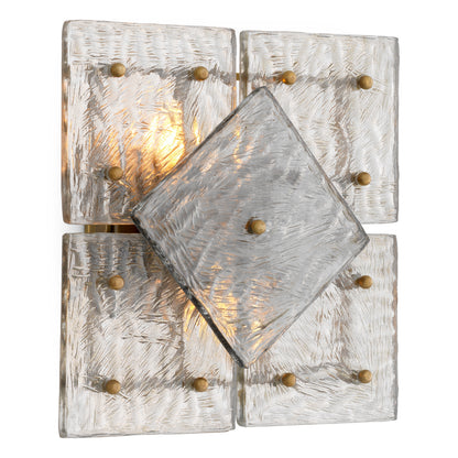 Geometric Glass Wall Lamp Hestia | Cabothousefurniture.com