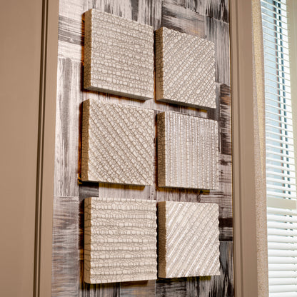 White Ceramic Wall Object Division