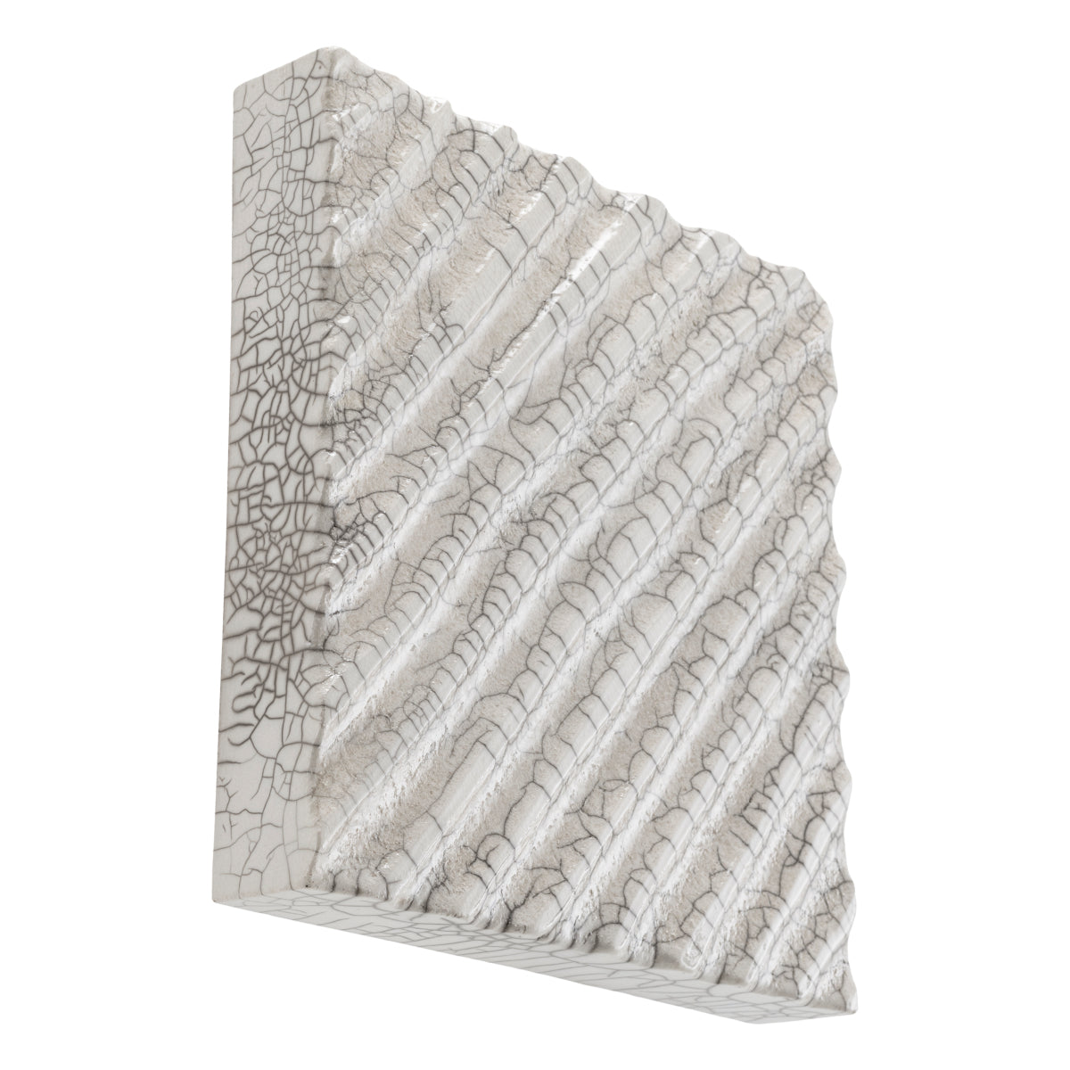 White Ceramic Wall Object Division