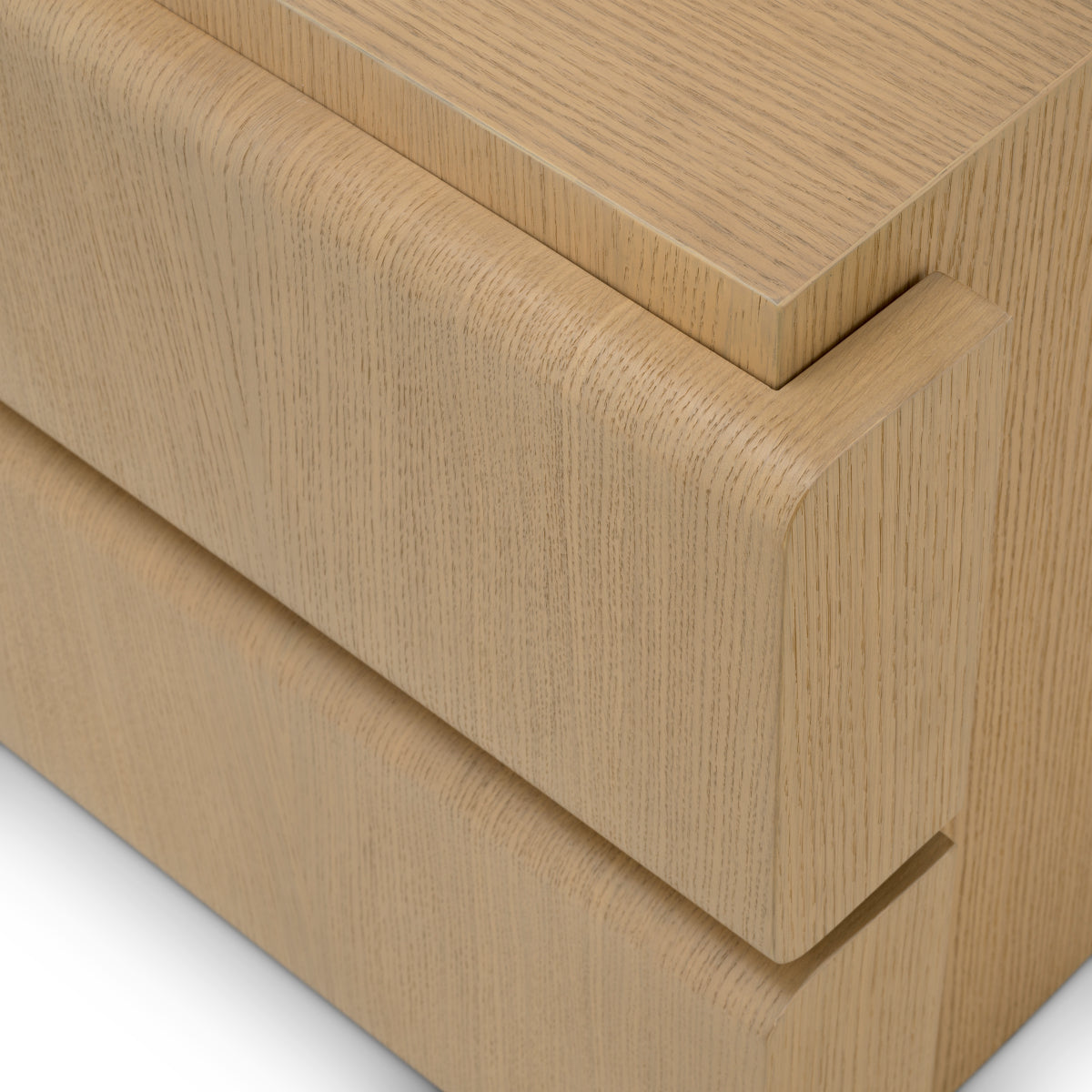 Natural Oak Veneer Nightstand Colston | Cabothousefurniture.com