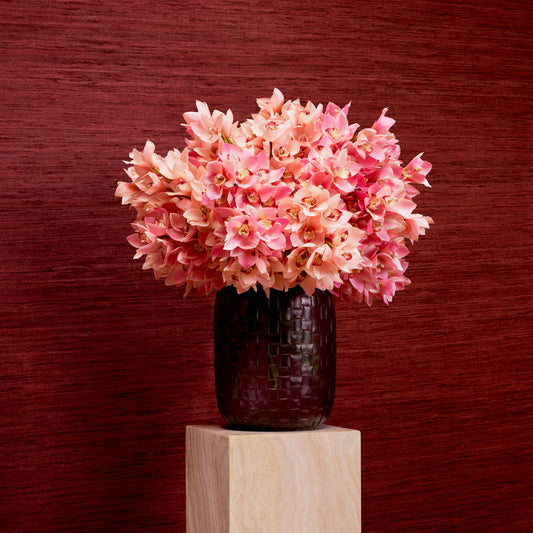 Pink Orchids Bouquet (36) Cymbidium | Cabothousefurniture.com