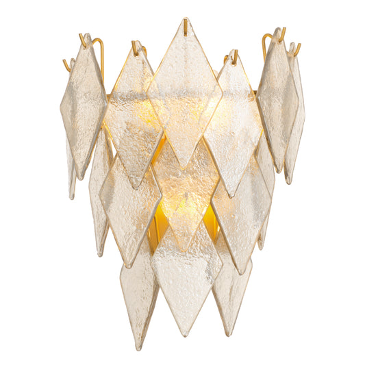 Sugared Glass Wall Lamp Rhombus