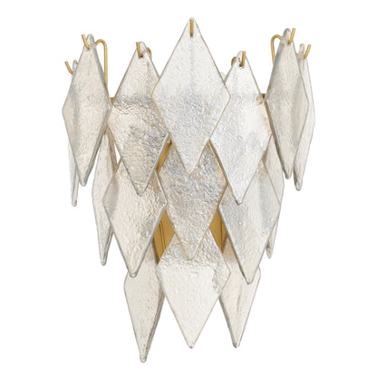 Sugared Glass Wall Lamp Rhombus