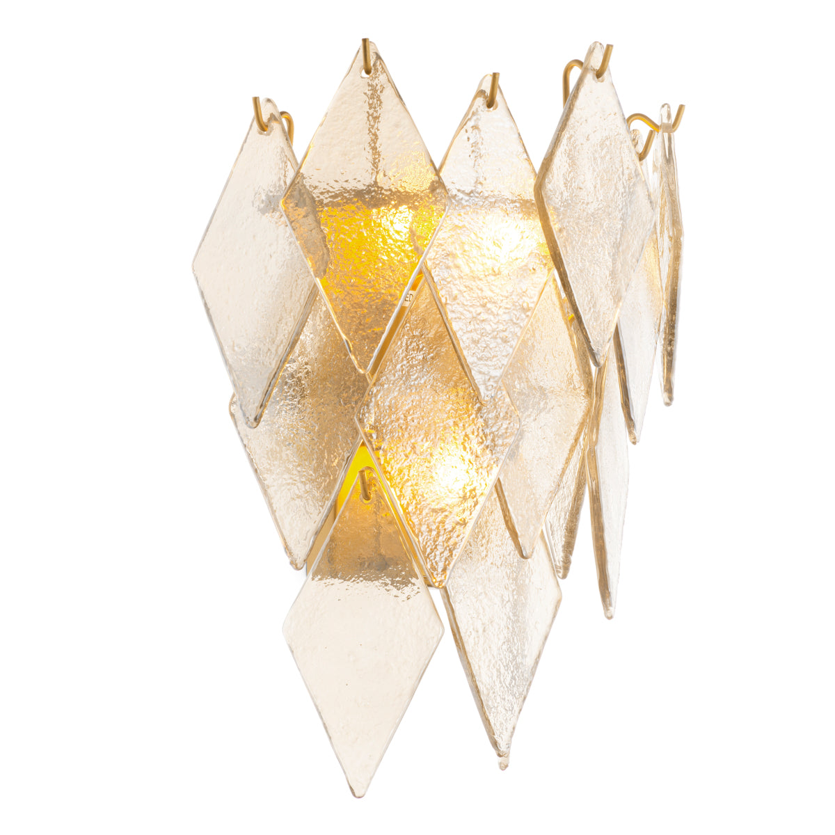 Sugared Glass Wall Lamp Rhombus