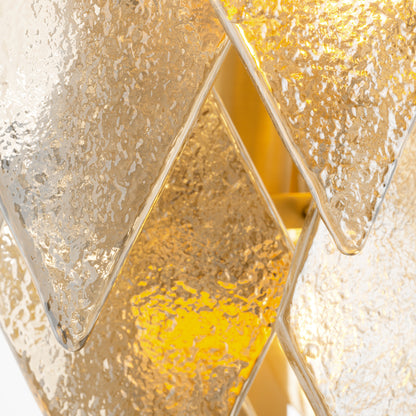 Sugared Glass Wall Lamp Rhombus
