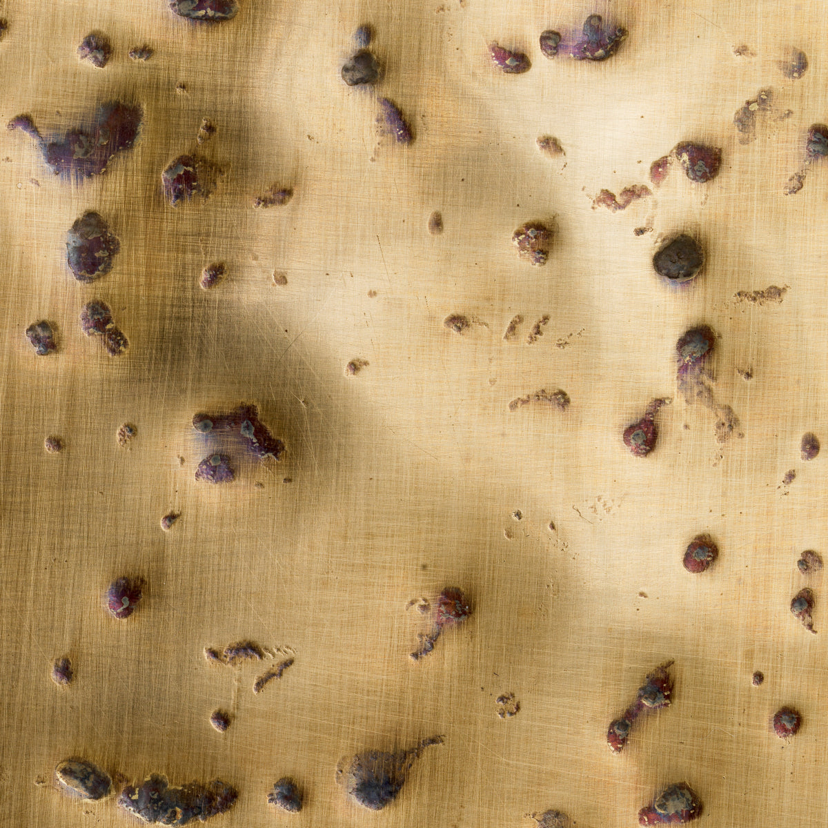 Gold Hammered Console Table Drayton | Cabothousefurniture.com