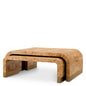 Mappa Burl Coffee Table (3) Quinton | Cabothousefurniture.com