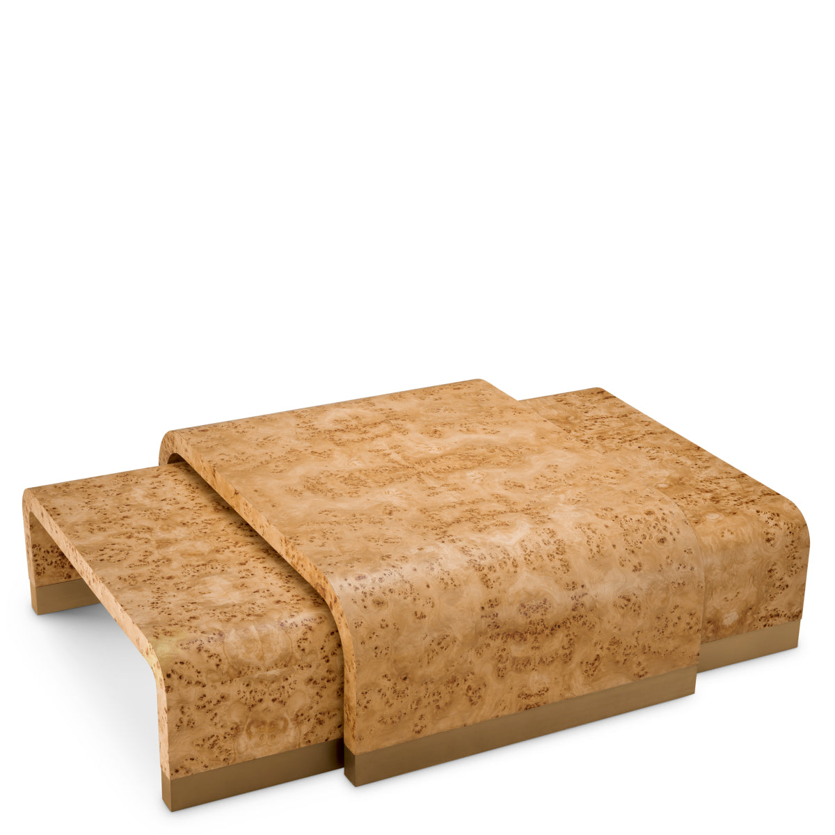 Mappa Burl Coffee Table (3) Quinton | Cabothousefurniture.com