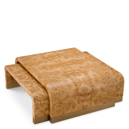 Mappa Burl Coffee Table (3) Quinton | Cabothousefurniture.com