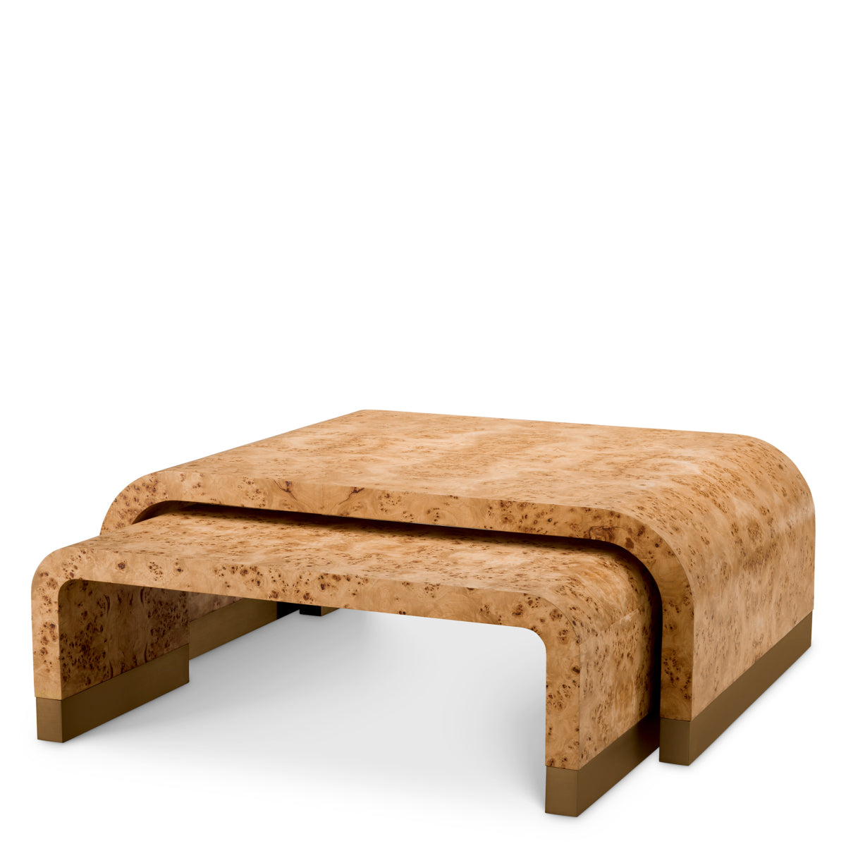 Mappa Burl Coffee Table (3) Quinton | Cabothousefurniture.com