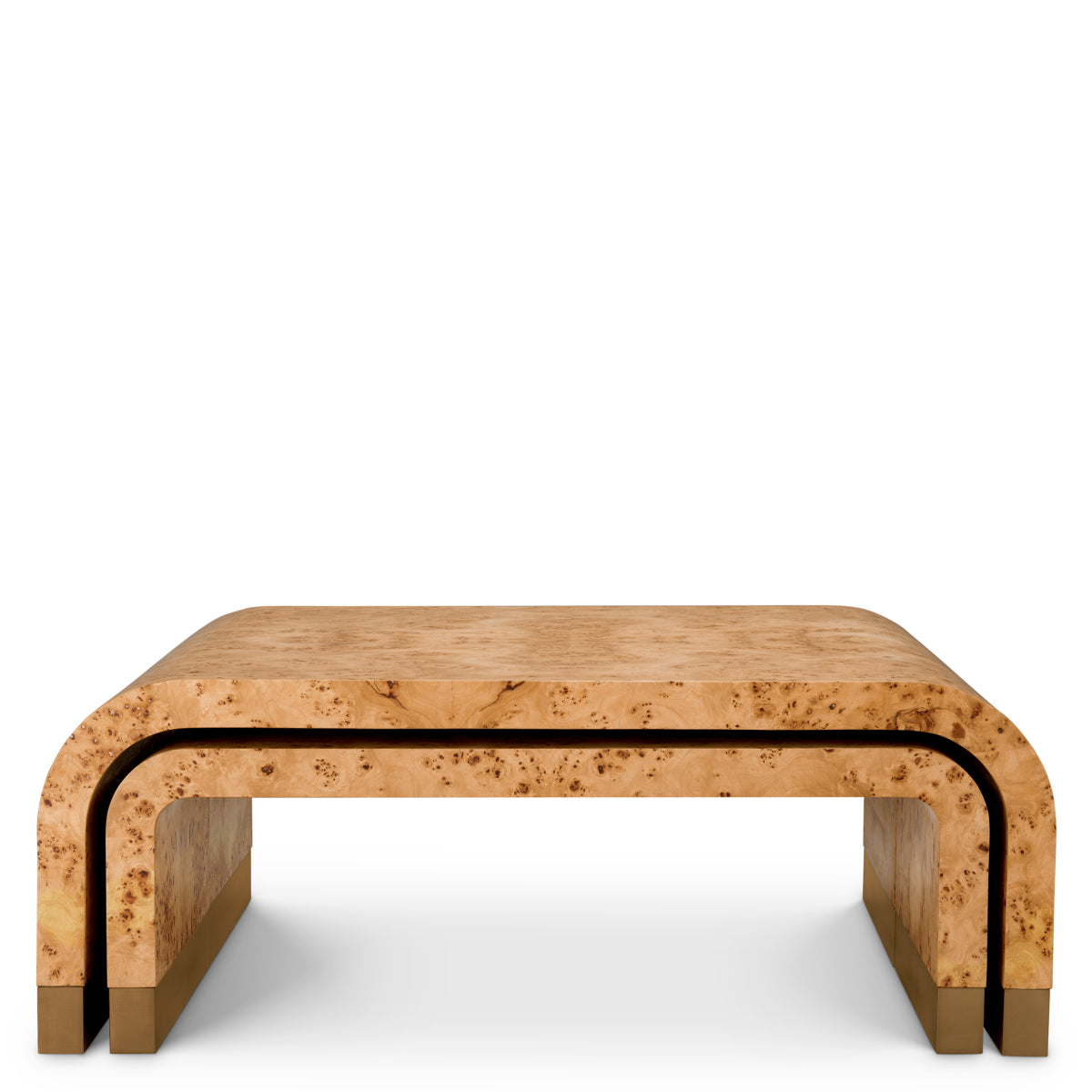 Mappa Burl Coffee Table (3) Quinton | Cabothousefurniture.com
