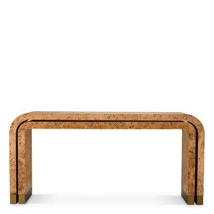 Mappa Burl Console Table (2) Quinton