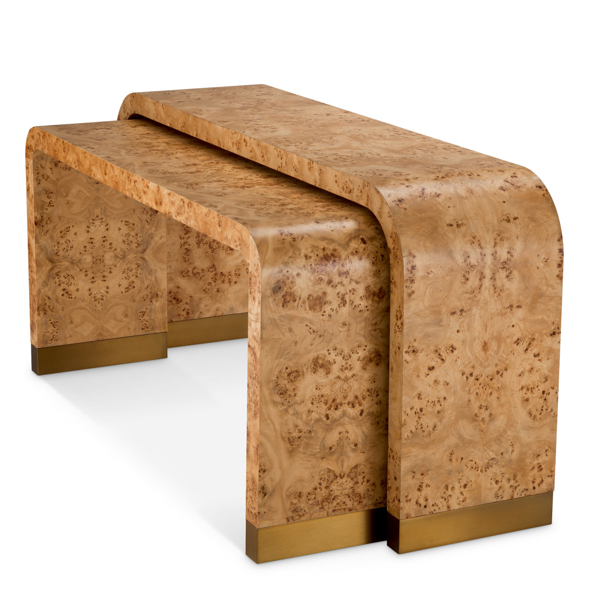 Mappa Burl Console Table (2) Quinton