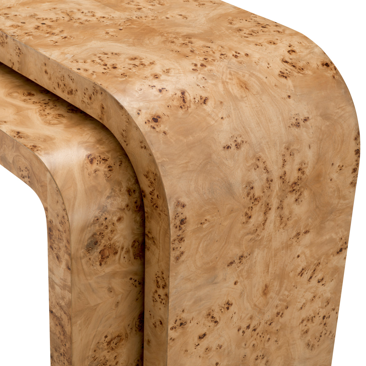 Mappa Burl Console Table (2) Quinton