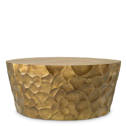 Vintage Brass Coffee Table Fiorentino