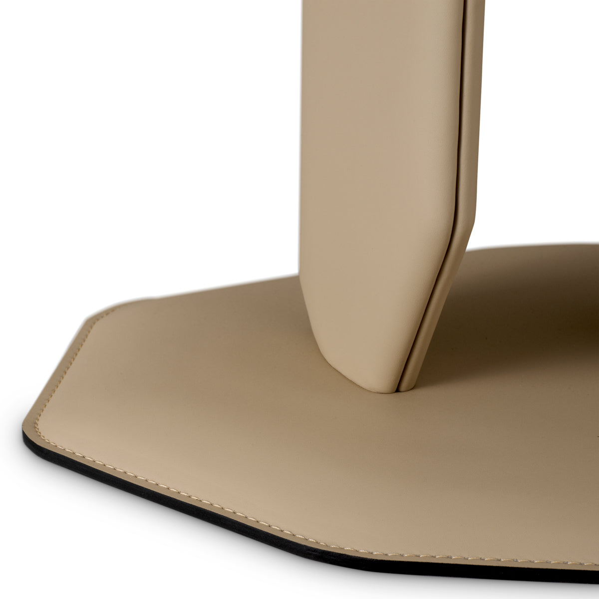 Leather Wrapped Side Table Maurizio