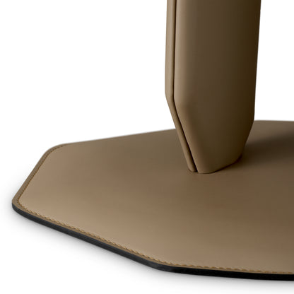 Leather Wrapped Side Table Maurizio