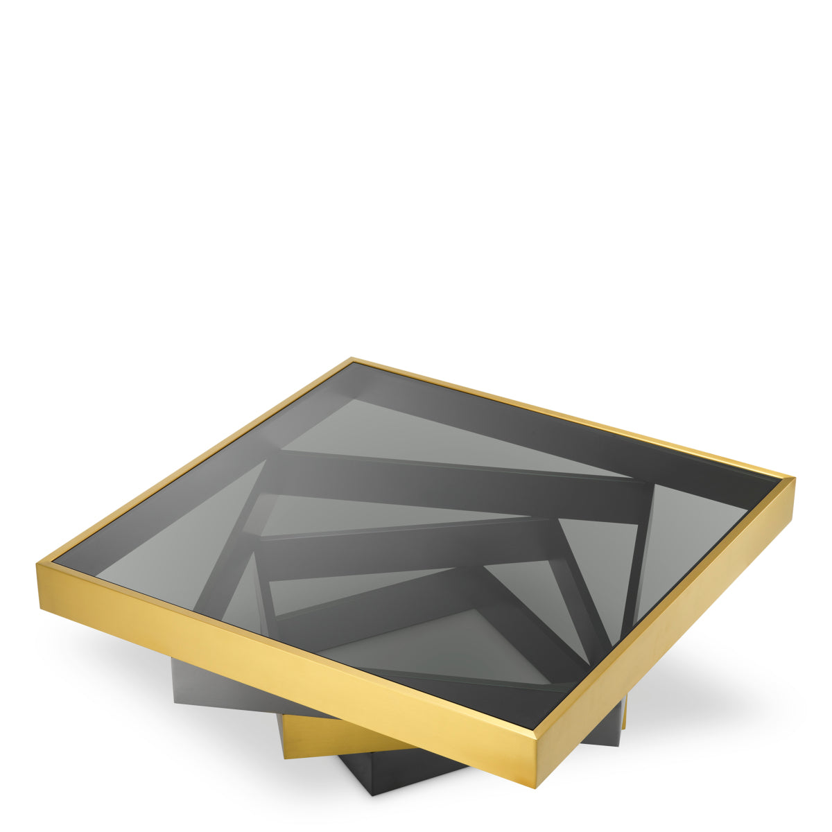 Smoke Glass Coffee Table Zamora | Cabothousefurniture.com