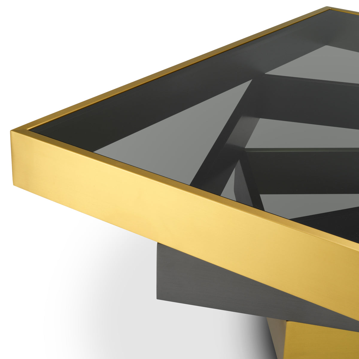 Smoke Glass Coffee Table Zamora | Cabothousefurniture.com