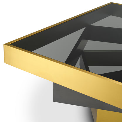 Smoke Glass Coffee Table Zamora | Cabothousefurniture.com