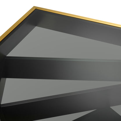 Smoke Glass Coffee Table Zamora | Cabothousefurniture.com