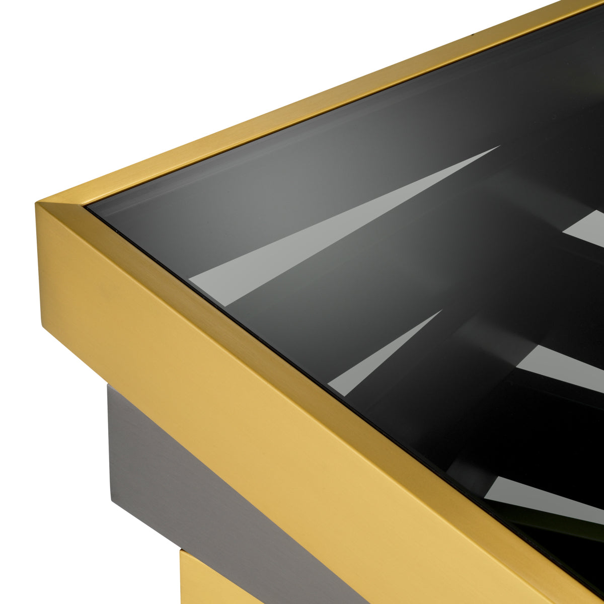 Smoke Glass Side Table Zamora | Cabothousefurniture.com