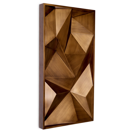 Brushed Brass Wall Object Bravura